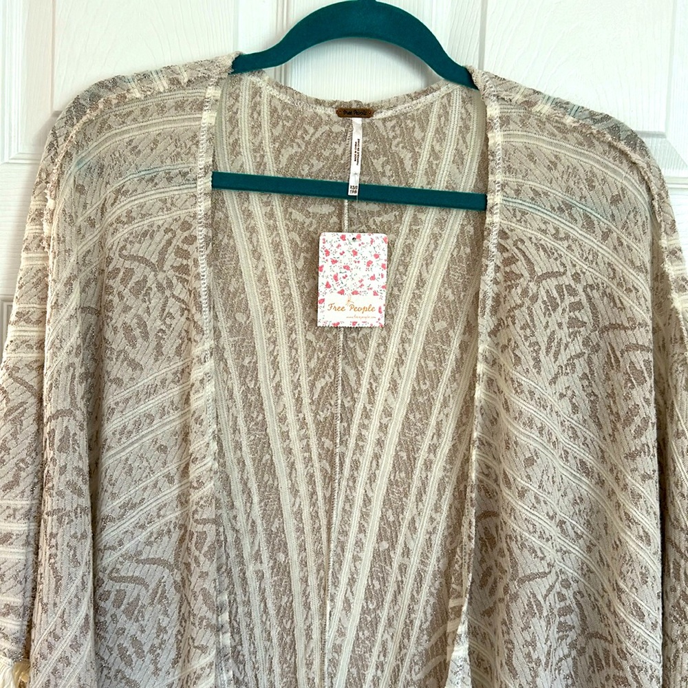 Free People Fringed Kimono